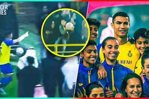 Cristiano Ronaldo's Meaningful Gesture For This Young Al-Nassr Fan