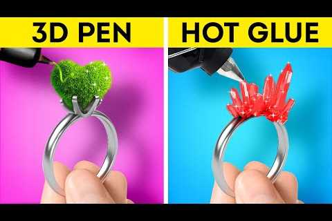 BEST HACKS OF THE YEAR ✨ Epoxy Resin, Hot Glue, 3D Pen Crafts