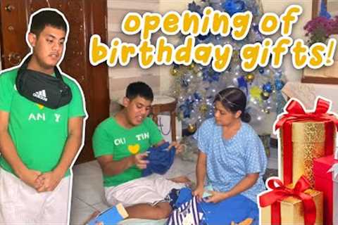 OPENING OF BIRTHDAY GIFTS | CANDY AND QUENTIN | OUR SPECIAL LOVE
