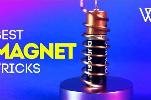 10 SIMPLE MAGNET TRICKS!