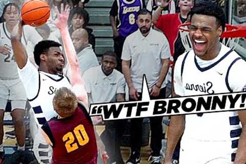 Bronny James FULL LEBRON DNA Has KICKED IN!! Goes CRAZY In Oregon!