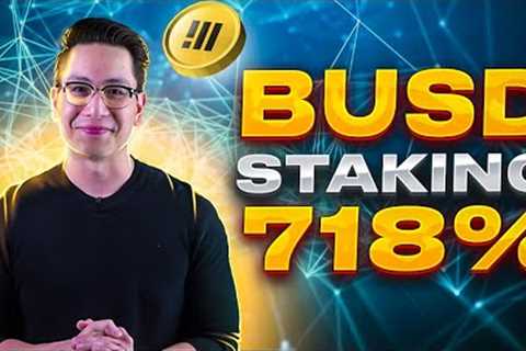 THE MOST PROFITABLE BINANCE USD coin STAKING at 718% 🚀  yield farming big apy