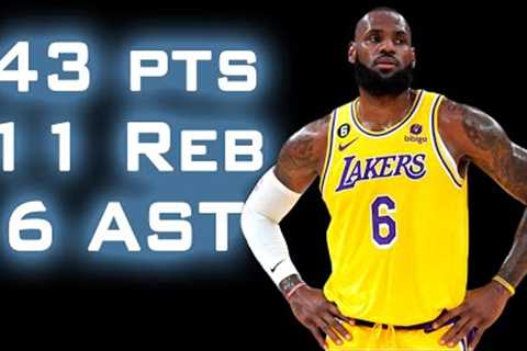 Hornets vs Lakers | 2 Jan 2023 | Every LeBron James Highlight HD