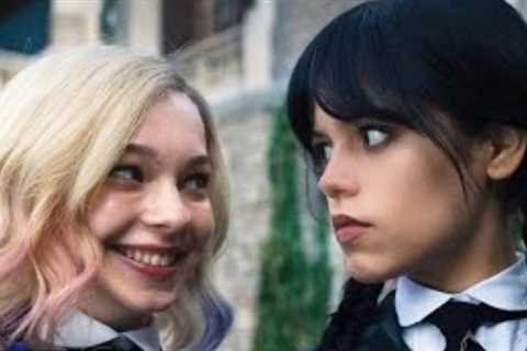 WEDNESDAY ADAMS Season 2 Announcement Teaser (2023). Jenna Ortega and Emma Myers