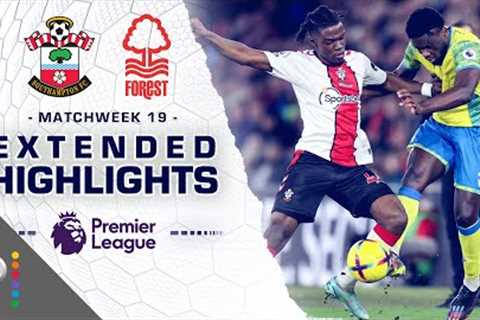 Southampton v. Nottingham Forest | PREMIER LEAGUE HIGHLIGHTS | 1/4/2023 | NBC Sports
