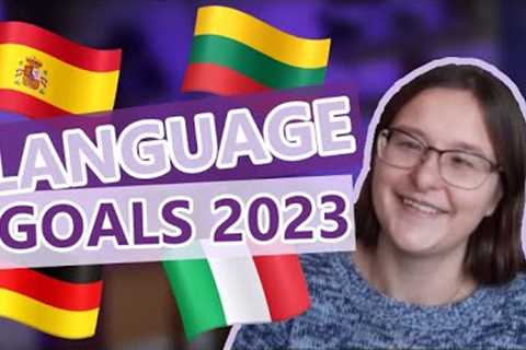 My Language Learning Goals 2023 ✨