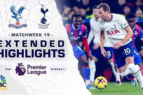 Crystal Palace v. Tottenham Hotspur | PREMIER LEAGUE HIGHLIGHTS | 1/4/2023 | NBC Sports