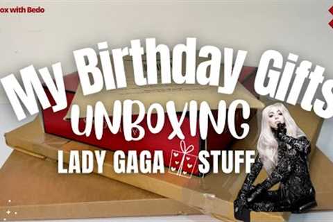 UNBOXING MY BIRTHDAY GIFTS | LADY GAGA Stuff! Vlog🎈🎁❤️