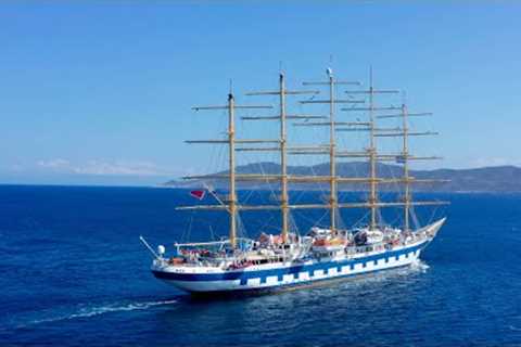 Royal Clipper | The World's Largest Sailing Ship in Greece | 4K