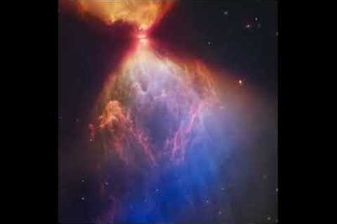 NASA James Webb Space Telescope captured dark blue cloud in protostar L1527