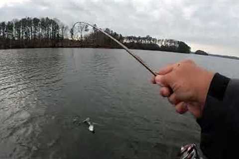 Crappie Fishing During A Cold Front, Lake Monticello.