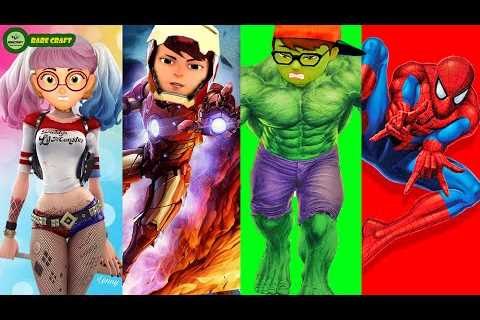 Rare Craft 3D Best Of Movies - Avengers Team Hero Let's Go Save The Earth!