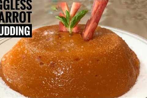 Eggless Carrot Pudding Recipe In Hindi | Carrot Milk Pudding | Carrot Pudding Easy Carrot Pudding