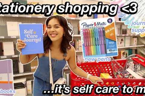 school supply shopping vlog at TARGET &amp; haul | back to school essentials :)
