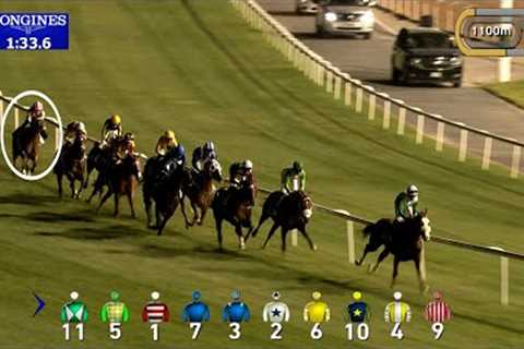 WOW! Keep your eye on the horse in last 👀 Al Nayyir produces an INSANE turn of foot at Meydan! 🚀