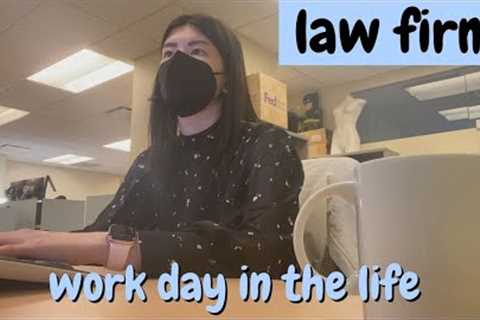 MY FIRST DAY IN-PERSON AT MY IP LAW FIRM JOB! working as a paralegal in washington dc