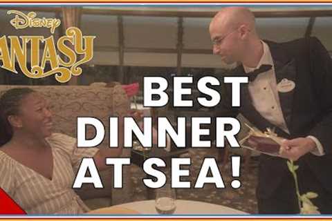 Experience the Magic of Dinner at Remy Restaurant on the Disney Fantasy