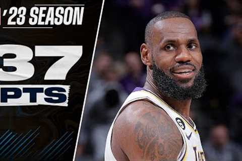 LeBron James CLUTCH 37 PTS Full Highlights vs Kings 🔥