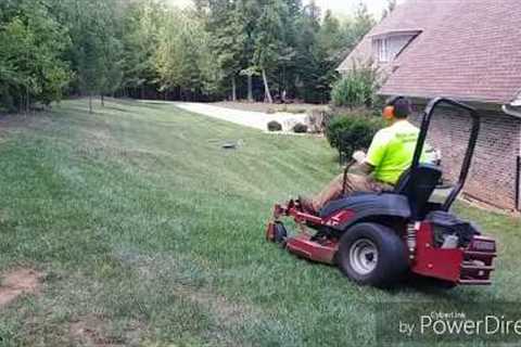 Mowing slope FAIL!