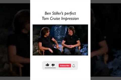 Ben Stiller's Perfect Tom Cruise Impression #shorts