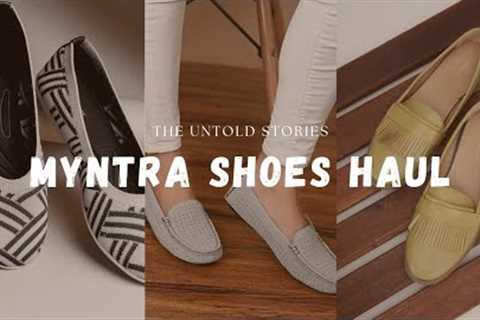 MYNTRA SHOE HAUL | UNBOXING | REVIEW | MALAYALAM