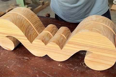 Inspiring Woodworking Project // The Design &amp; Manufacture Of The Table Is Very Impressive