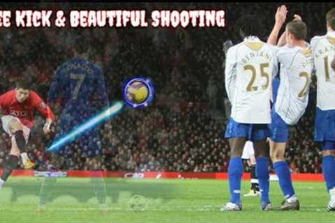 Best Goals Free Kick And Shooting Cristiano Ronaldo (Manchester United)