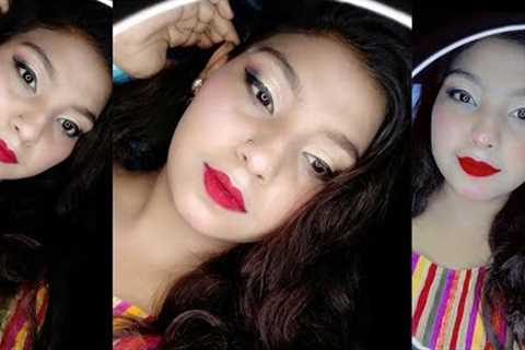 step by step : | Wedding guest makeup look for beginner | glam by nagma #makeup #makeuptutorial