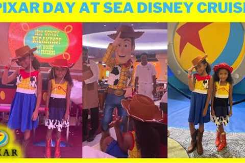 Hey Howdy Breakfast with Woody and Friends | Pixar Day At Sea | Disney Fantasy Cruise Ship 4k