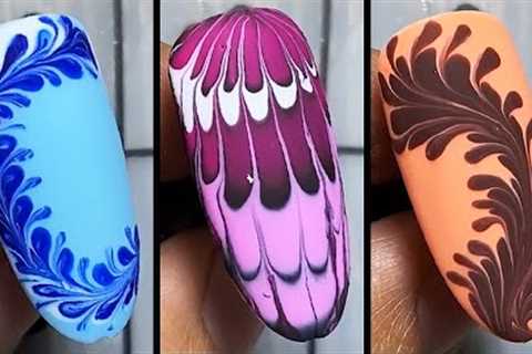 Drag Marble Nail Art Ideas | New Nail Art Compilation #373 | Nailicious