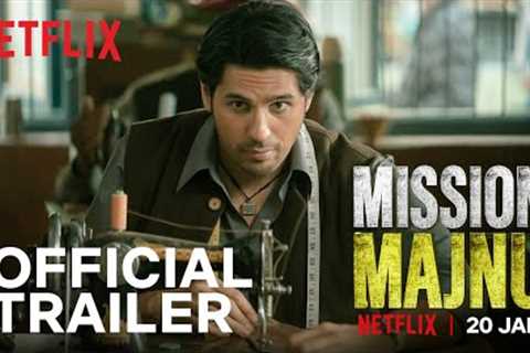 Mission Majnu | Sidharth Malhotra, Rashmika Mandanna | Official Trailer | Netflix India