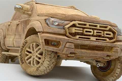 Wood Carving - FORD RANGER RAPTOR 2020 - Woodworking Art