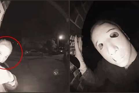 15 Most Disturbing Things Caught on Doorbell Camera Part 15