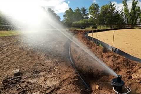 How I'm Installing Irrigation On My Backyard Golf Green
