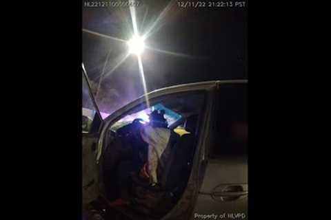 Police bodycam video shows moments after North Las Vegas crash killing two toddlers