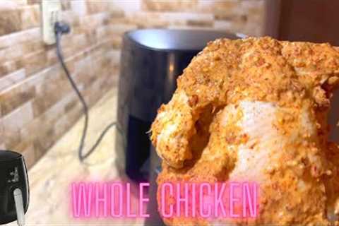 I made 1.5 kgs whole chicken roast in an airfryer