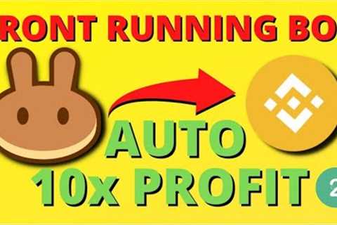 PancakeSwap Front Running Bot 2023 - New BNB Flash Loan Arbitrage Bot - 10X Profits! [Updated]