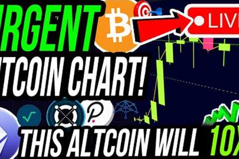 THIS ALTCOIN WILL 10X LIVE 🚨 BITCOIN &amp; ETHEREUM LIVE TRADES!!! CRYPTO NEWS &amp; ALTCOINS
