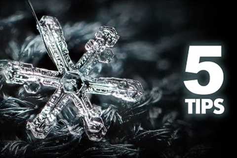 5 Tips for Snowflake Macro Photography