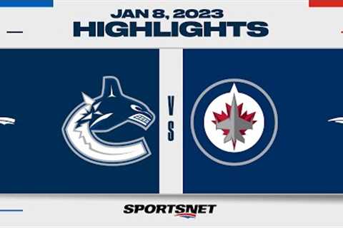 NHL Highlights | Canucks vs. Jets - January 8, 2023