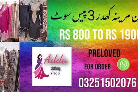 Khadar marina lilen 3  piece stiched suits.cod available.for order Whatsapp 03251502076.