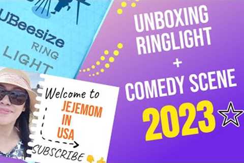 Unboxing Ringlight UBeesize | Jejemom in USA