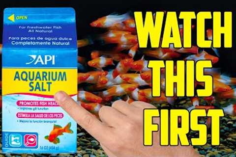 Watch this before you use Salt in your Fish Tank!