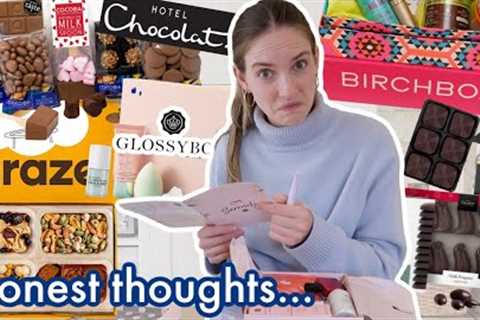 I bought 8 subscription box services and honestly reviewed them