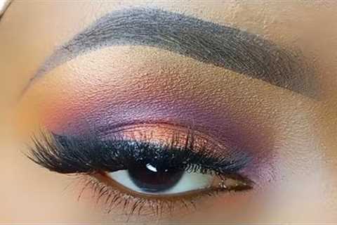 Purple eyeshadow tutorial | Purple eye makeup tutorial
