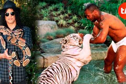 10 CELEBRITIES With EXOTIC PETS