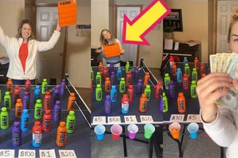 Greatest Christmas Family Money Cup Challenge 🏆 #tablegame #christmas #christmastree #trending