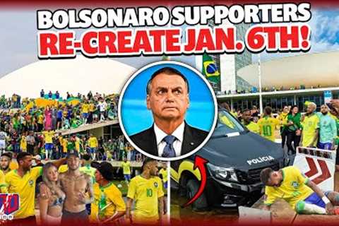 Thousands of Bolsonaro Supporters in Neymar Jerseys Storm Brazil’s Congress