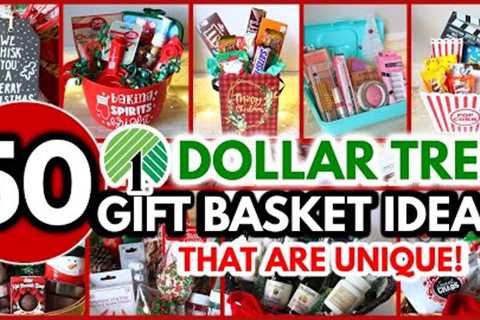 $1 DOLLAR TREE GIFT IDEAS *NEW*┃last minute GIFT DIYs &amp; BASKETS 2021 🎄