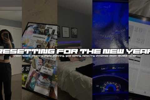 2023 NEW YEAR RESET: vision board, cleaning, digital planning, &amp; more!